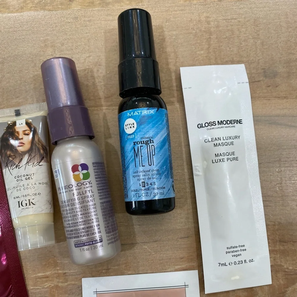 9 hair bundle lot pureology matrix Morrocan oil IGK Christopher Robin agave